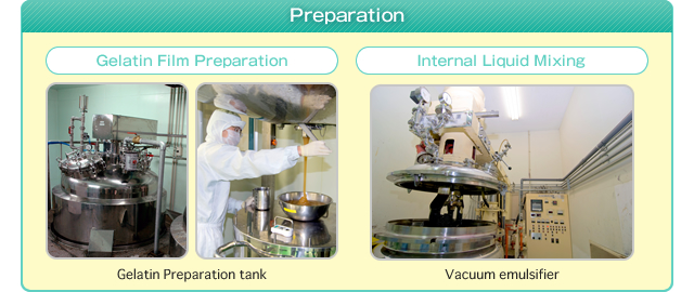 Preparation (Gelatin Film / Internal Liquid)